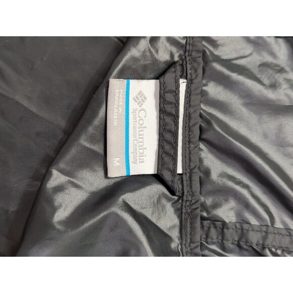 Columbia Flash Forward light Weight Black Jacket Windbreaker Woman's Medium - Picture 14 of 15